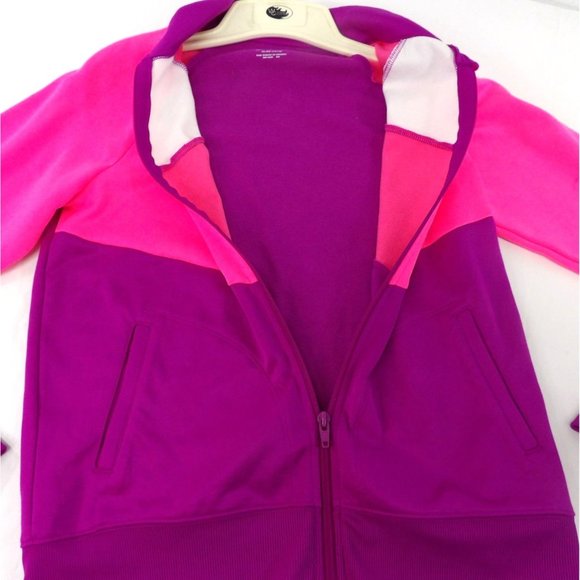 Girl's Color Block Full Zipper Light Weight Jacket size XL/XG 14-16 NEW - Picture 5 of 6